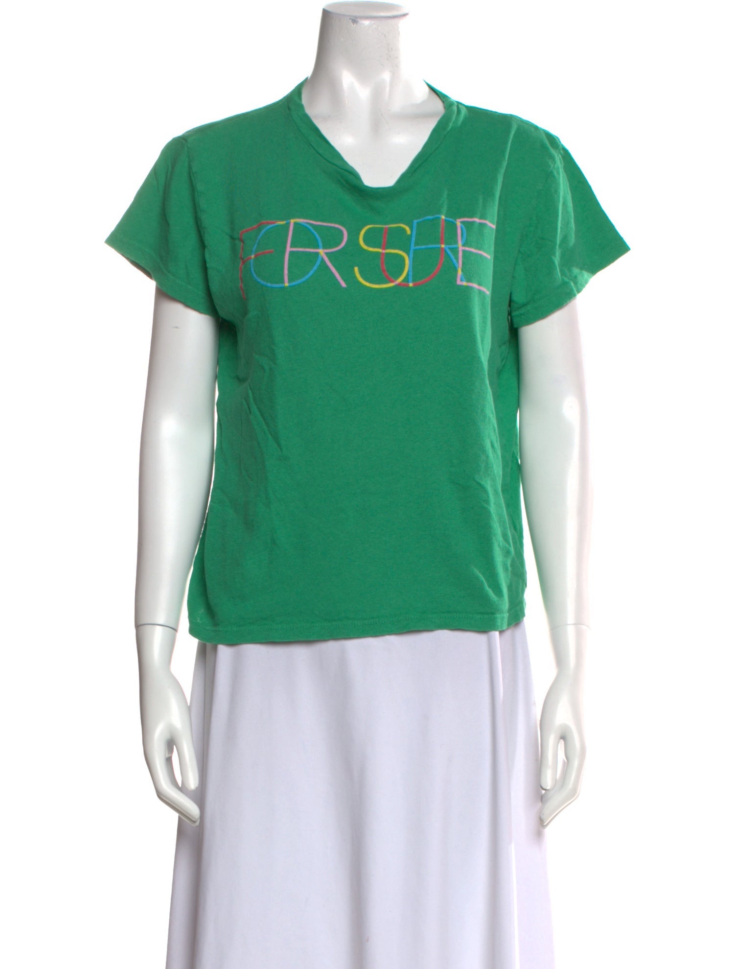 Mother Graphic Print V-Neck T-Shirt