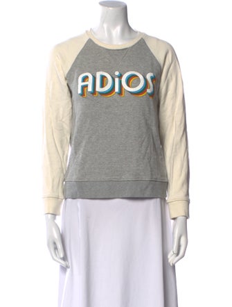 Mother Graphic Print Crew Neck Sweatshirt