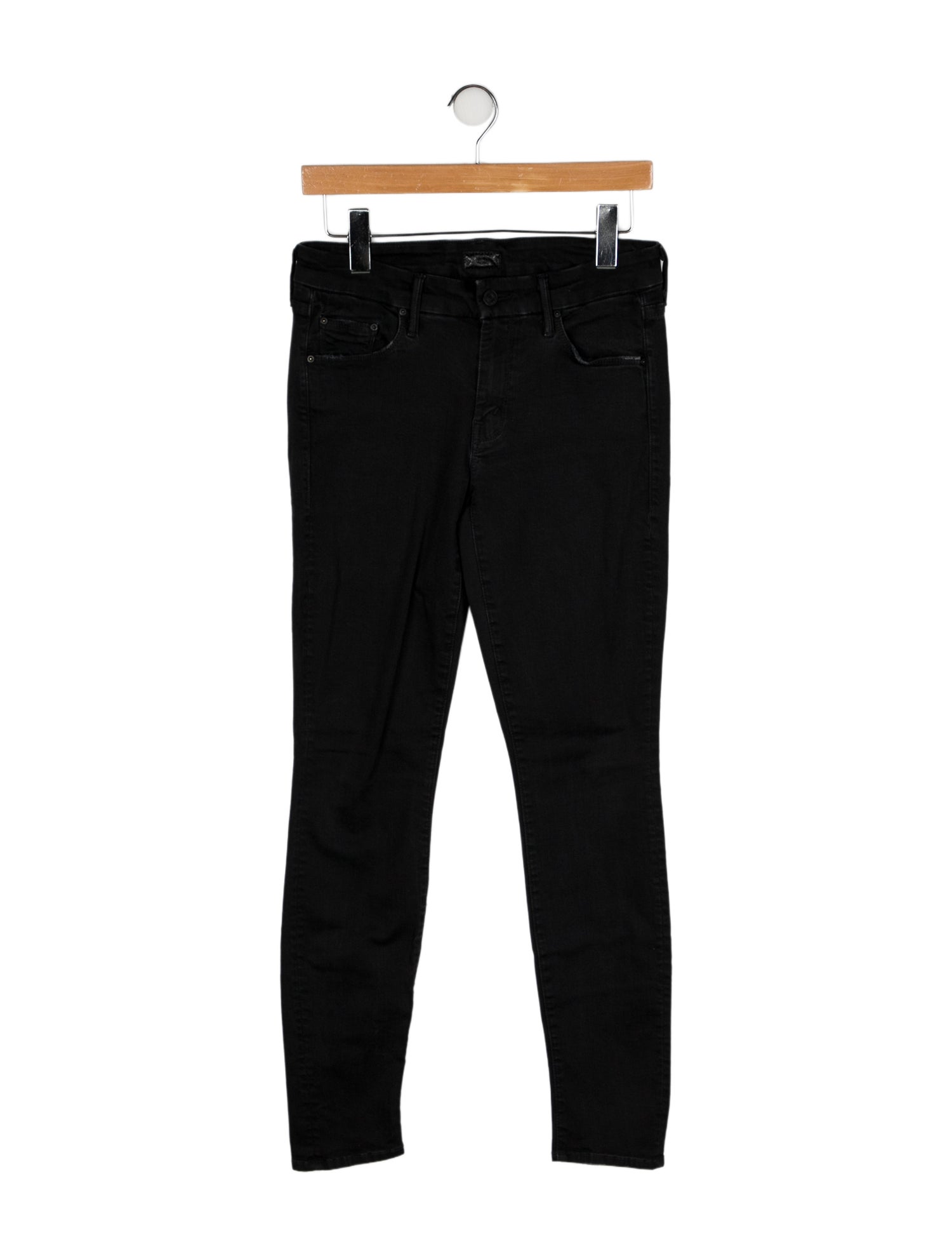 Mother Mid-Rise Skinny Leg Jeans