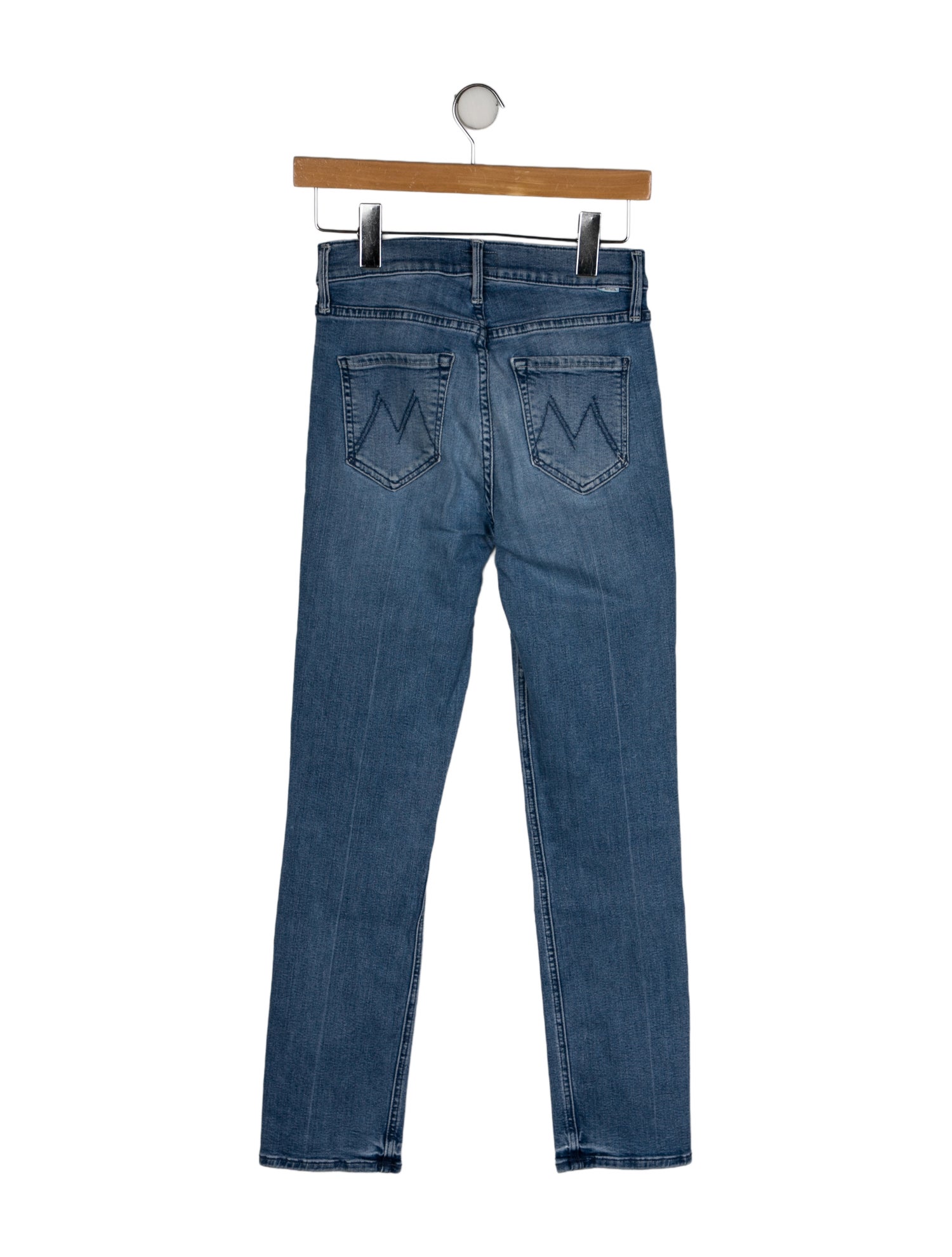 Mother Mid-Rise Straight Leg Jeans