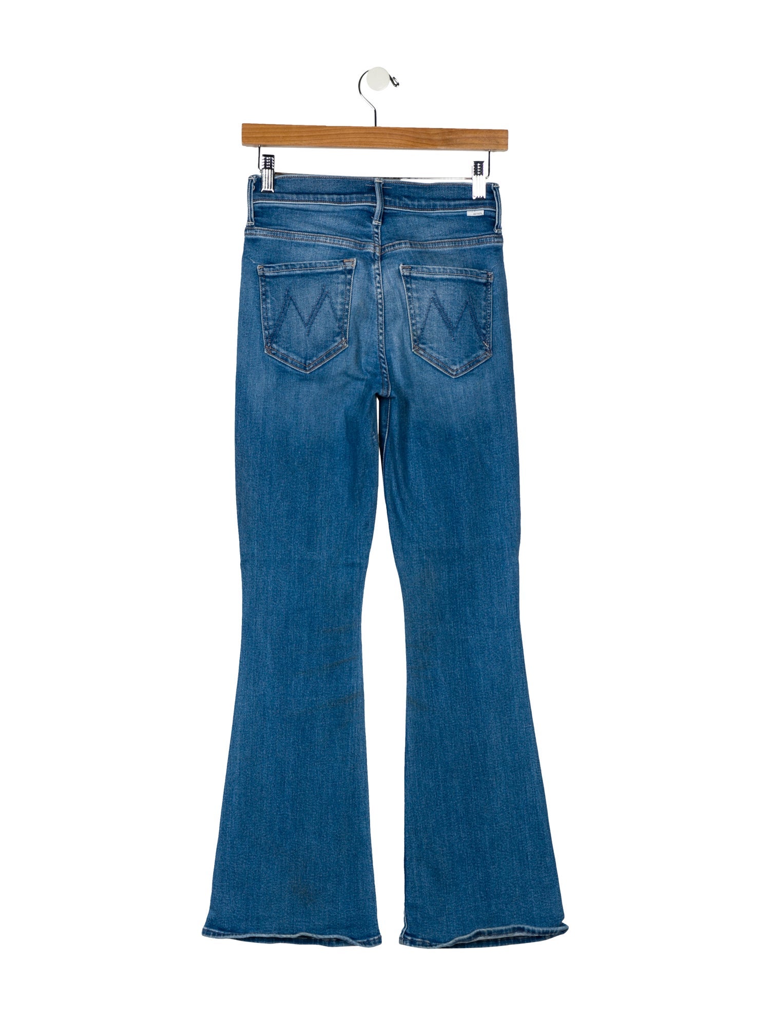 Mother Mid-Rise Wide Leg Jeans