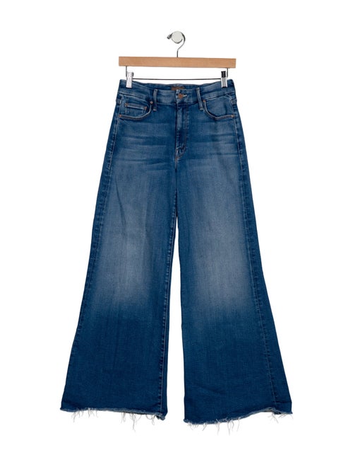 Mother Mid-Rise Wide Leg Jeans