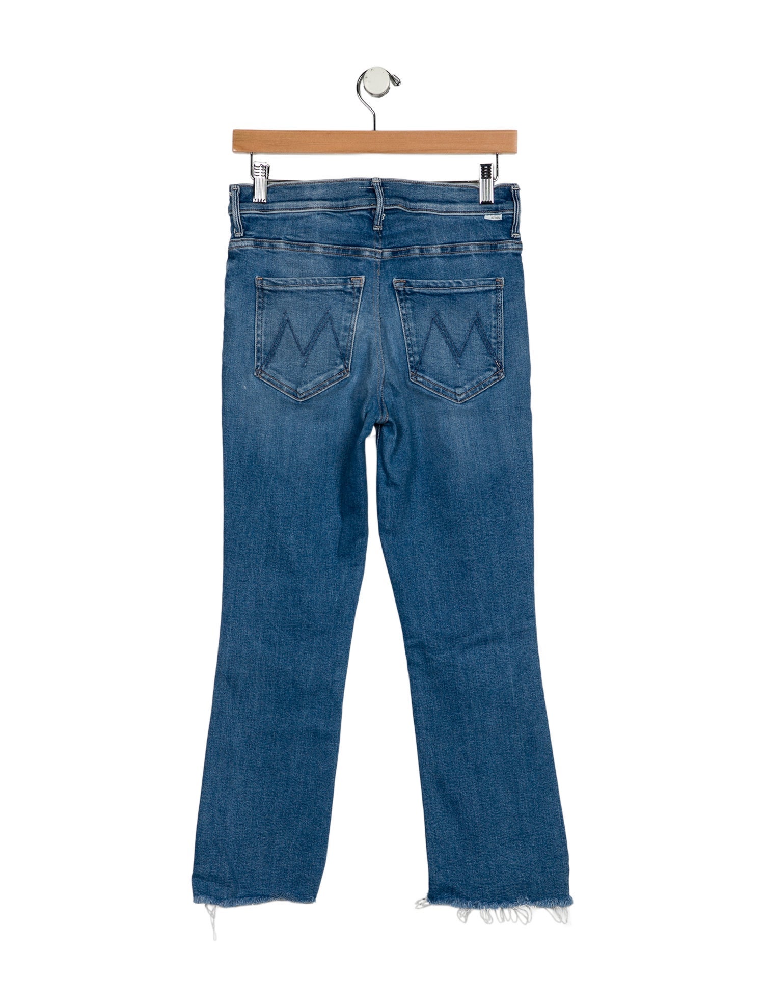 Mother Mid-Rise Straight Leg Jeans