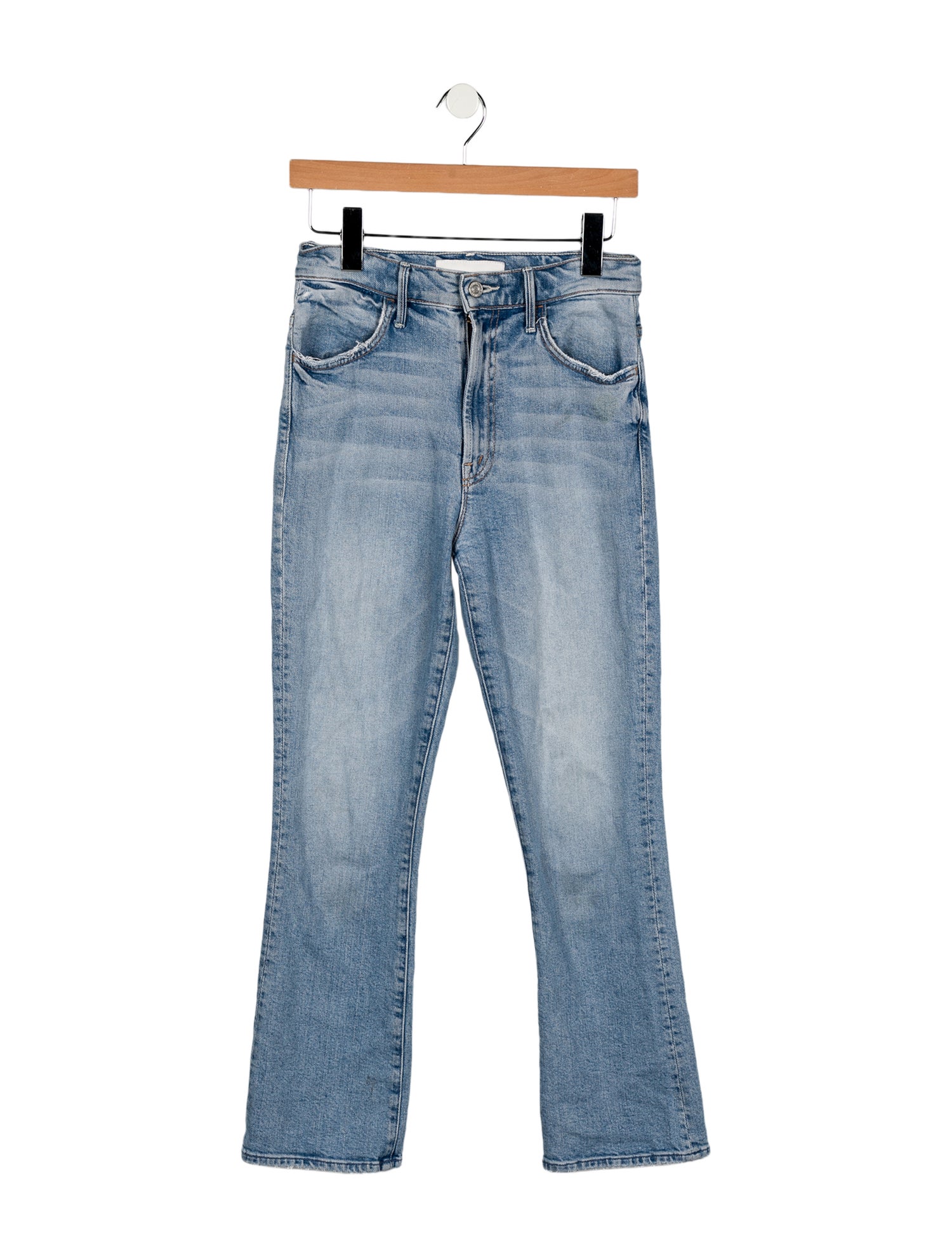 Mother Mid-Rise Straight Leg Jeans