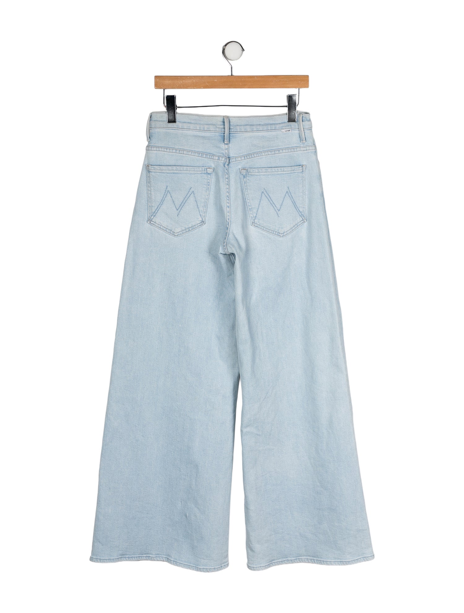 Mother Mid-Rise Wide Leg Jeans
