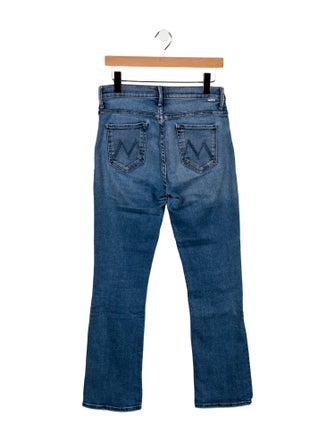 Mother Mid-Rise Straight Leg Jeans