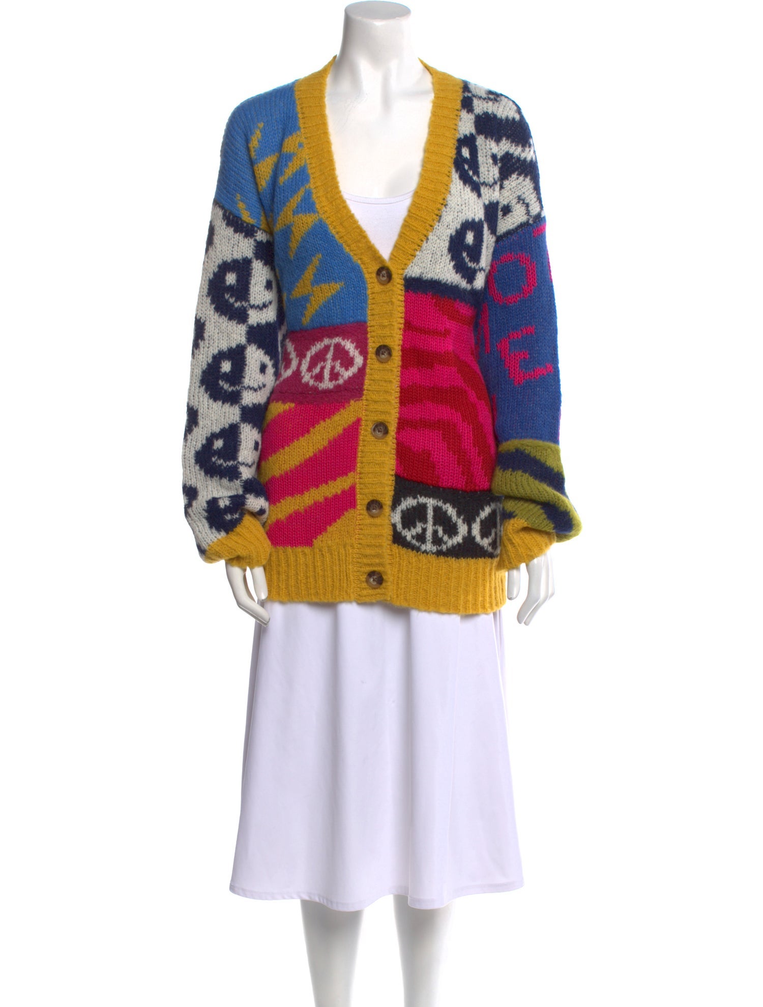 Mother Alpaca Printed Sweater w/ Tags