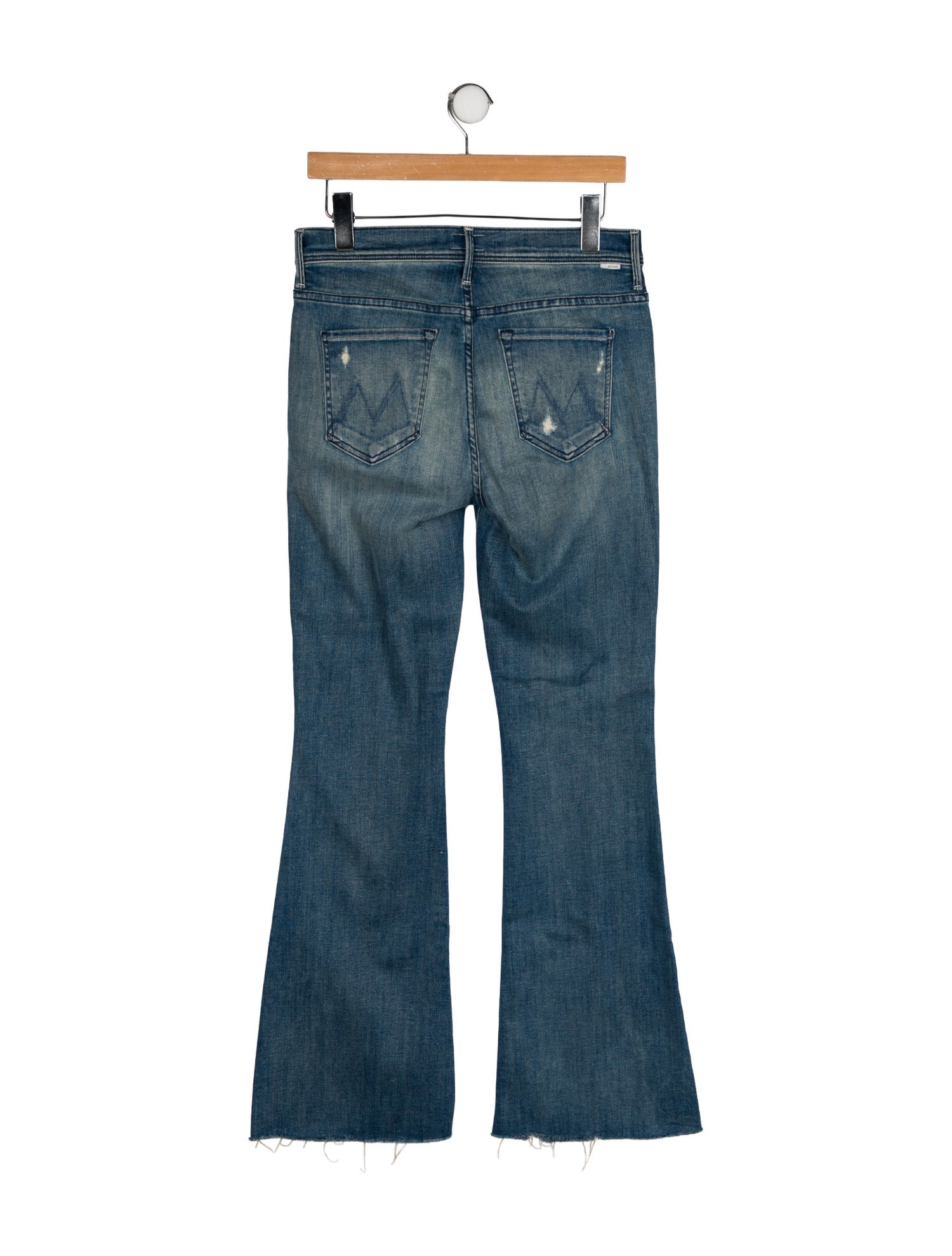 Mother Mid-Rise Wide Leg Jeans