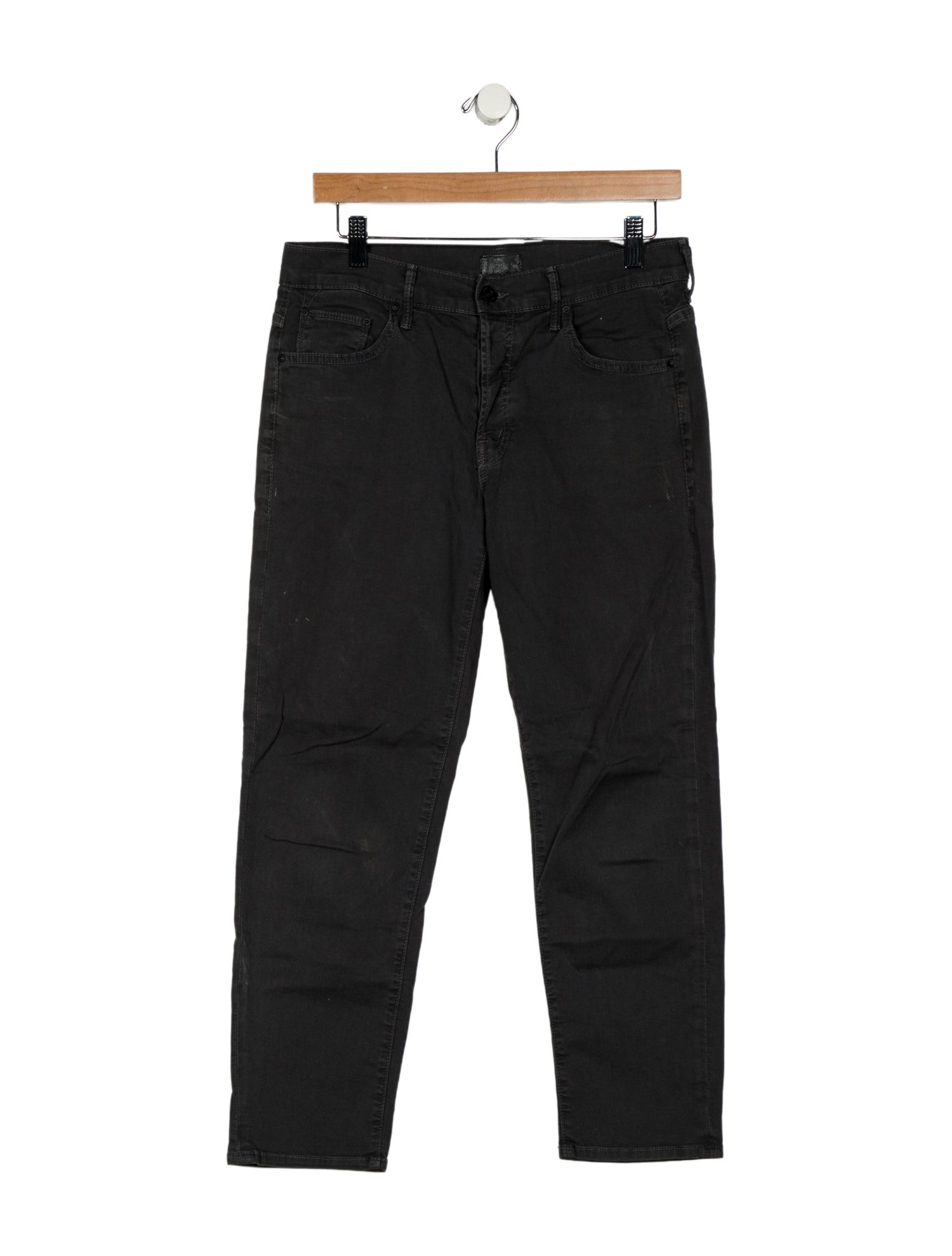 Mother Mid-Rise Straight Leg Jeans