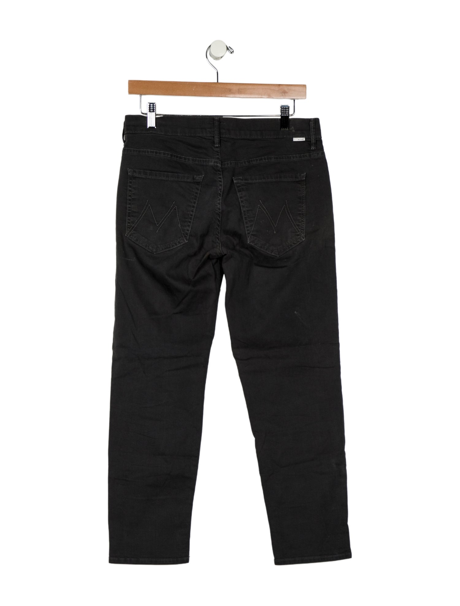 Mother Mid-Rise Straight Leg Jeans