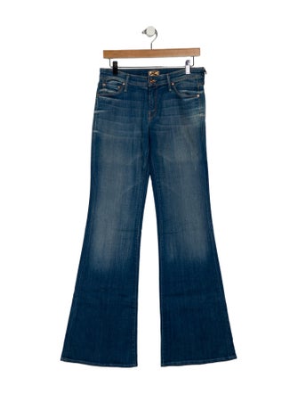 Mother Low-Rise Wide Leg Jeans