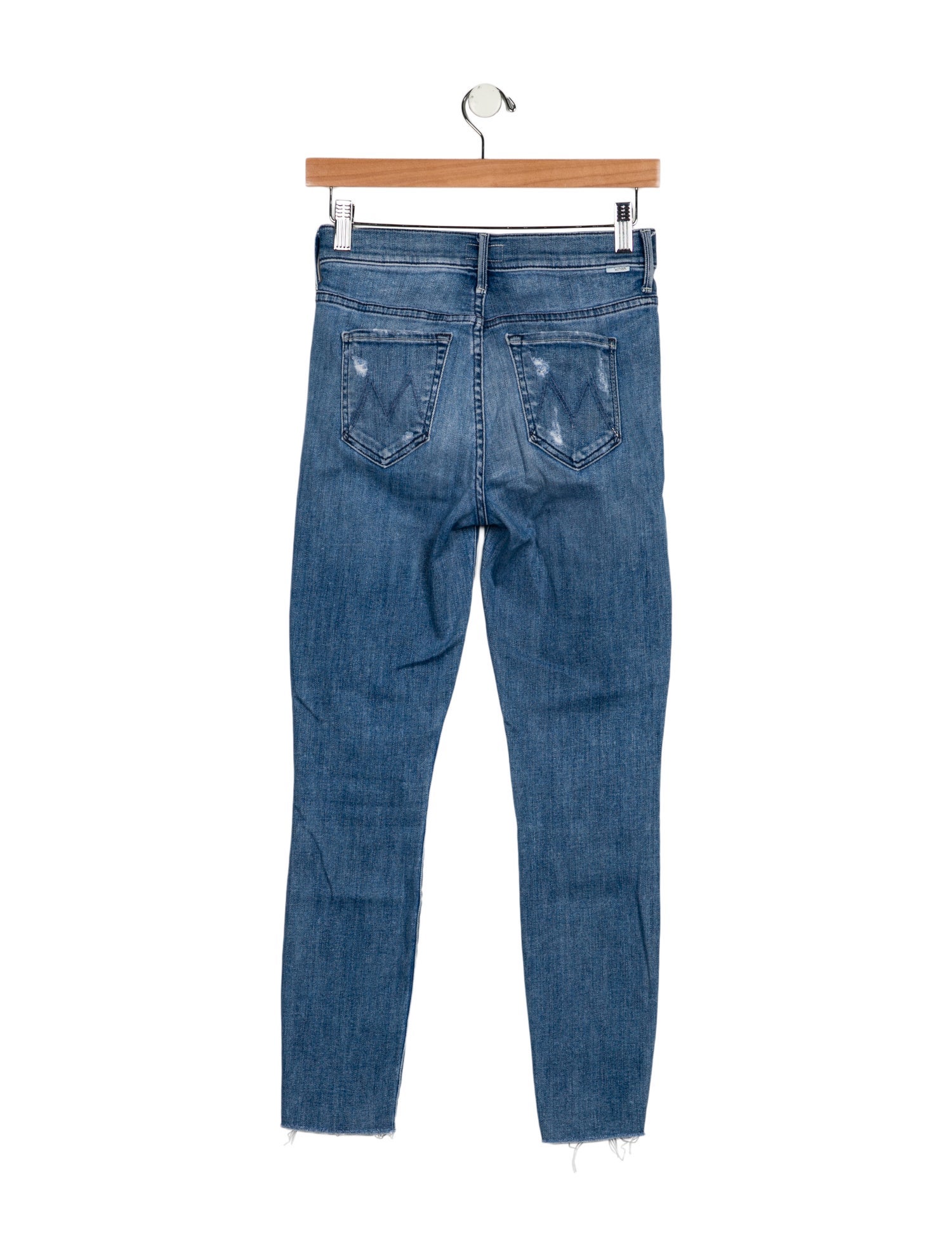 Mother Mid-Rise Skinny Leg Jeans