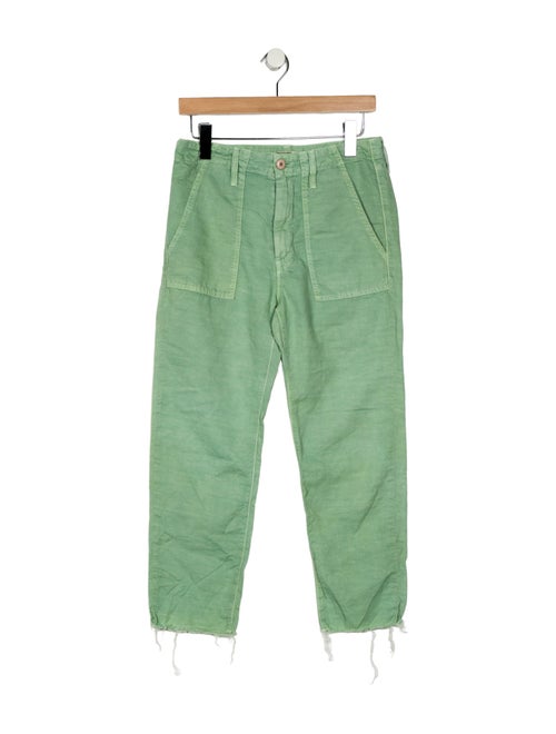 Mother Mid-Rise Straight Leg Jeans