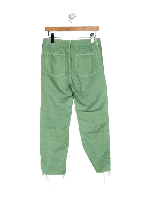 Mother Mid-Rise Straight Leg Jeans