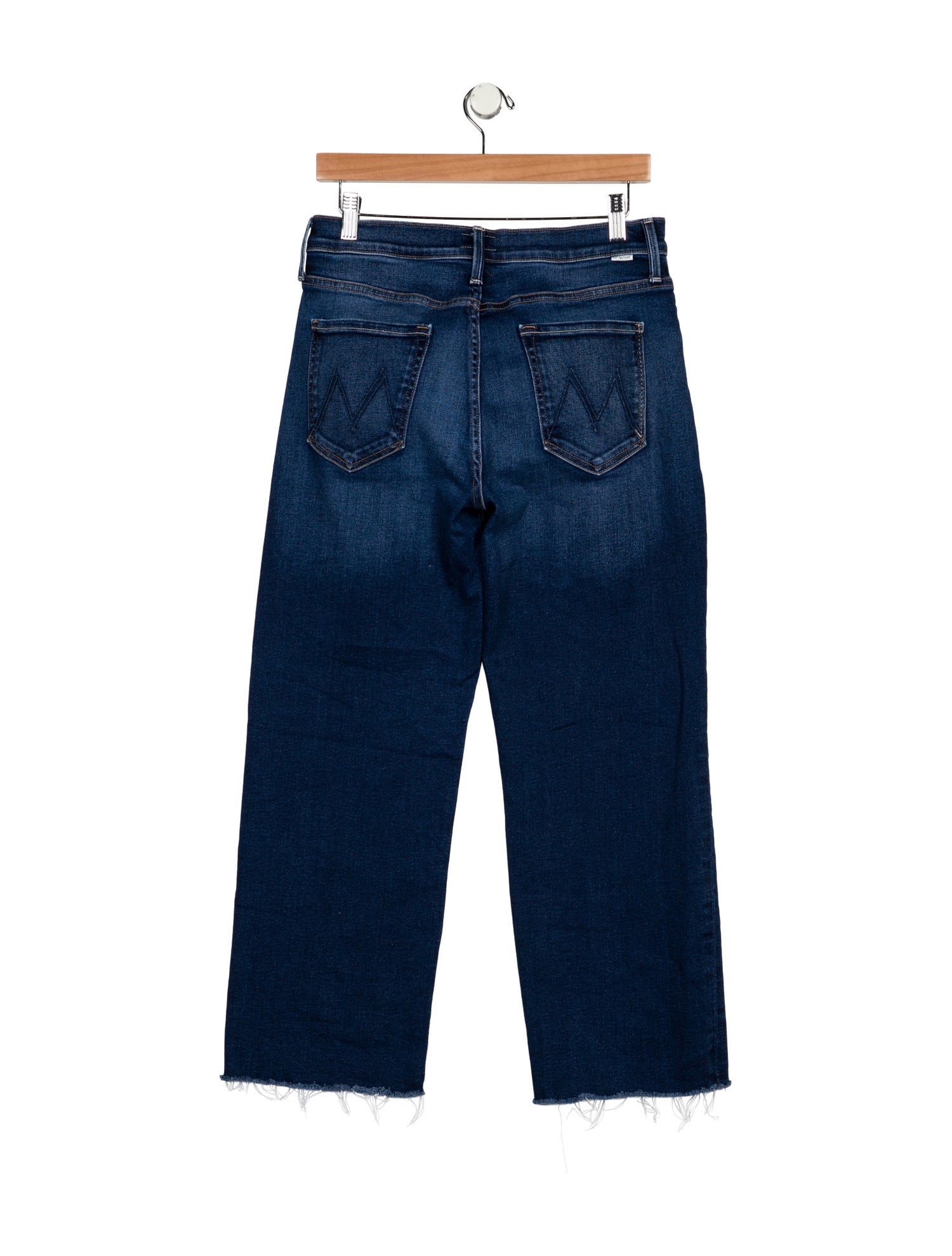 Mother Mid-Rise Wide Leg Jeans