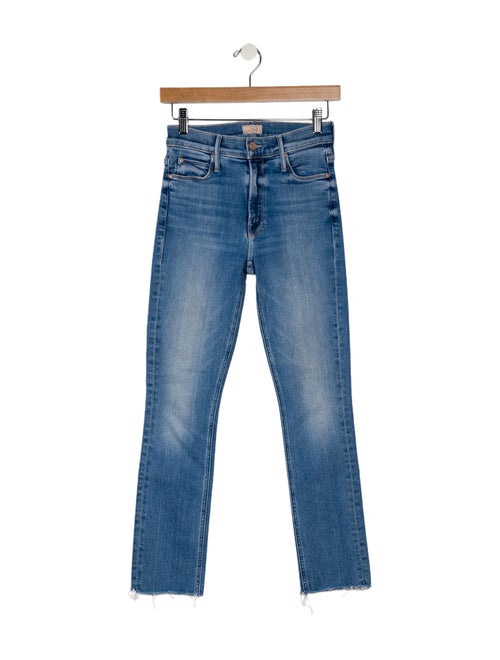 Mother Mid-Rise Straight Leg Jeans