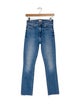 Mother Mid-Rise Straight Leg Jeans
