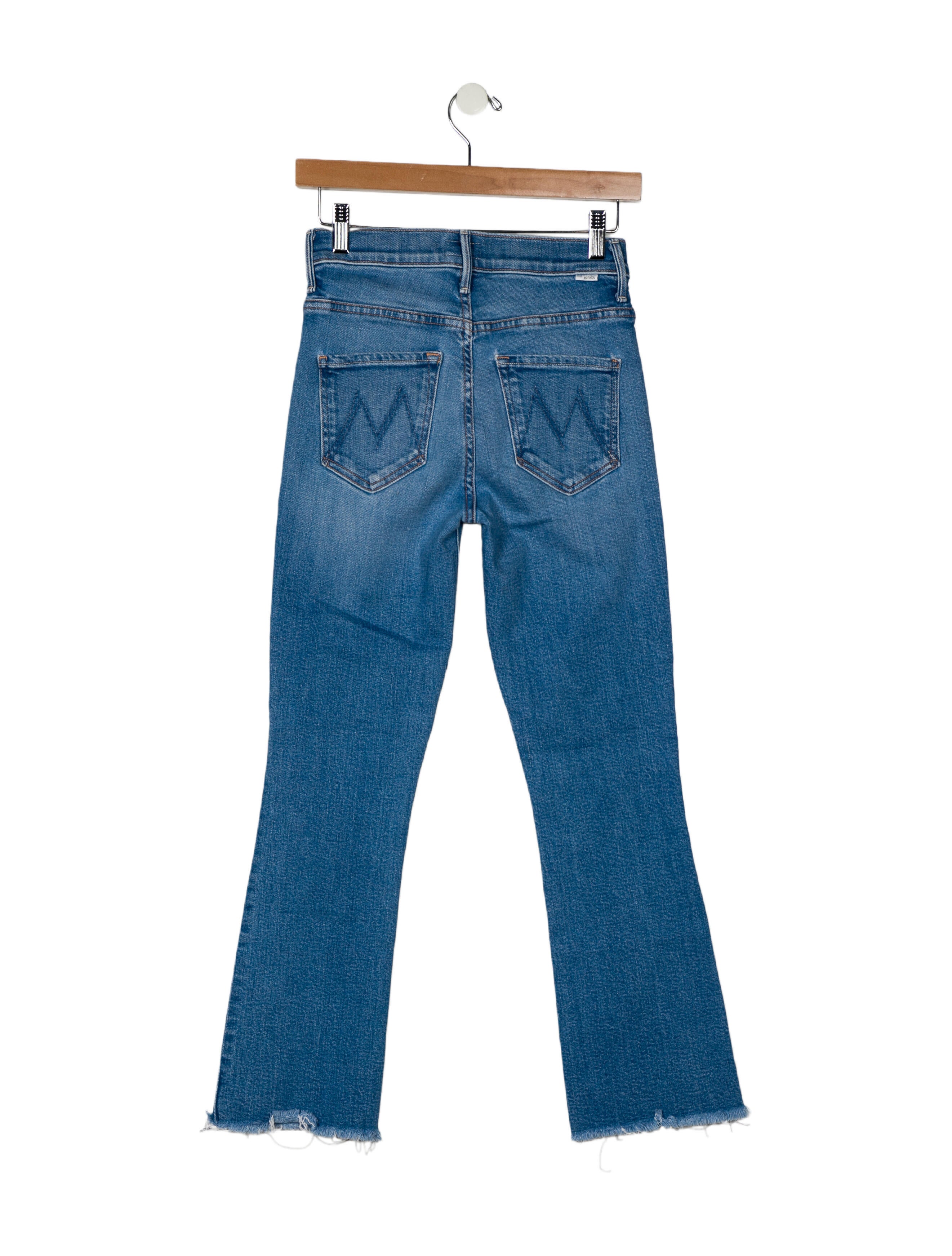 Mother Mid-Rise Straight Leg Jeans