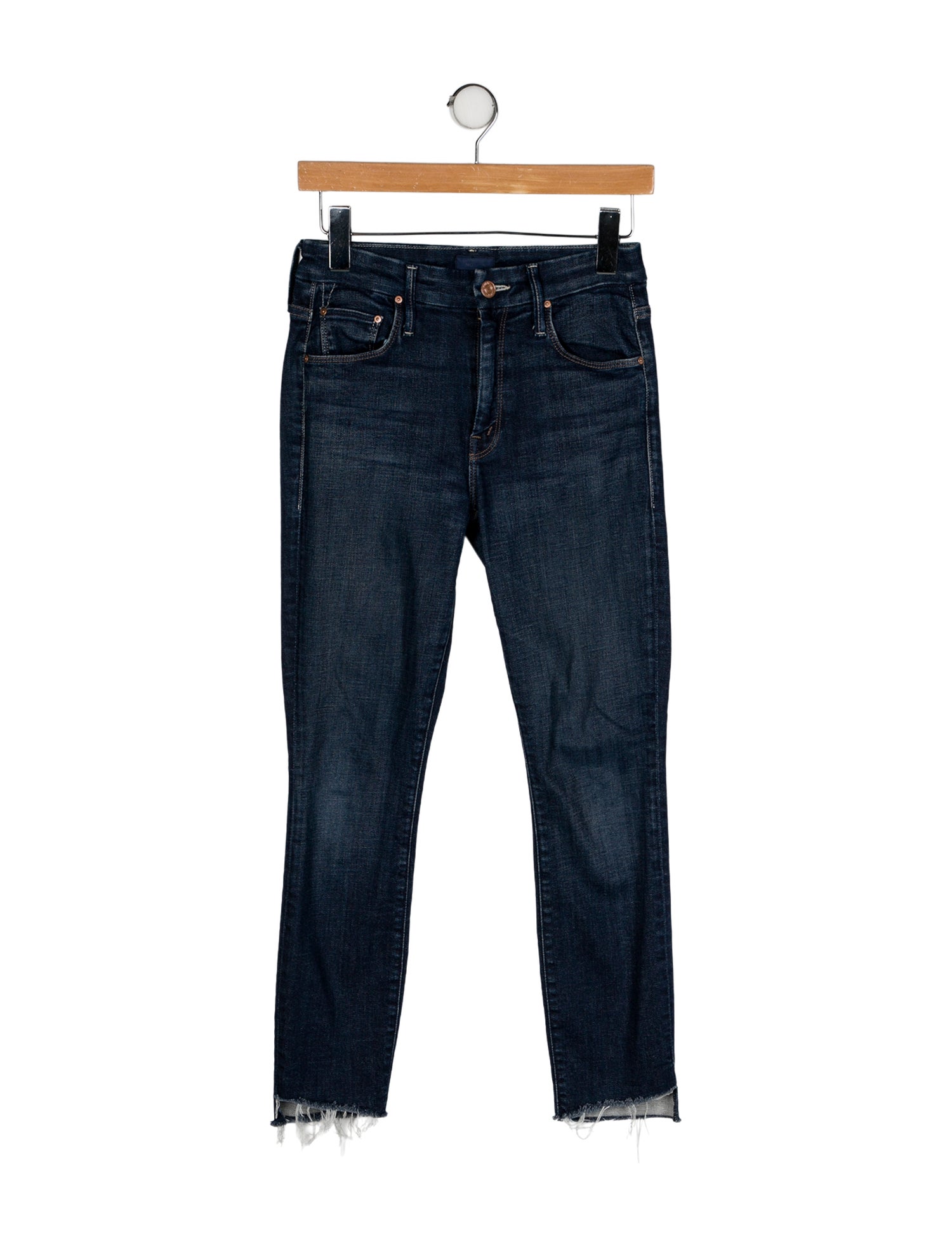 Mother Mid-Rise Skinny Leg Jeans