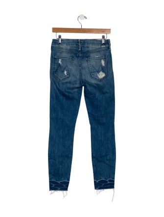 Mother Mid-Rise Skinny Leg Jeans