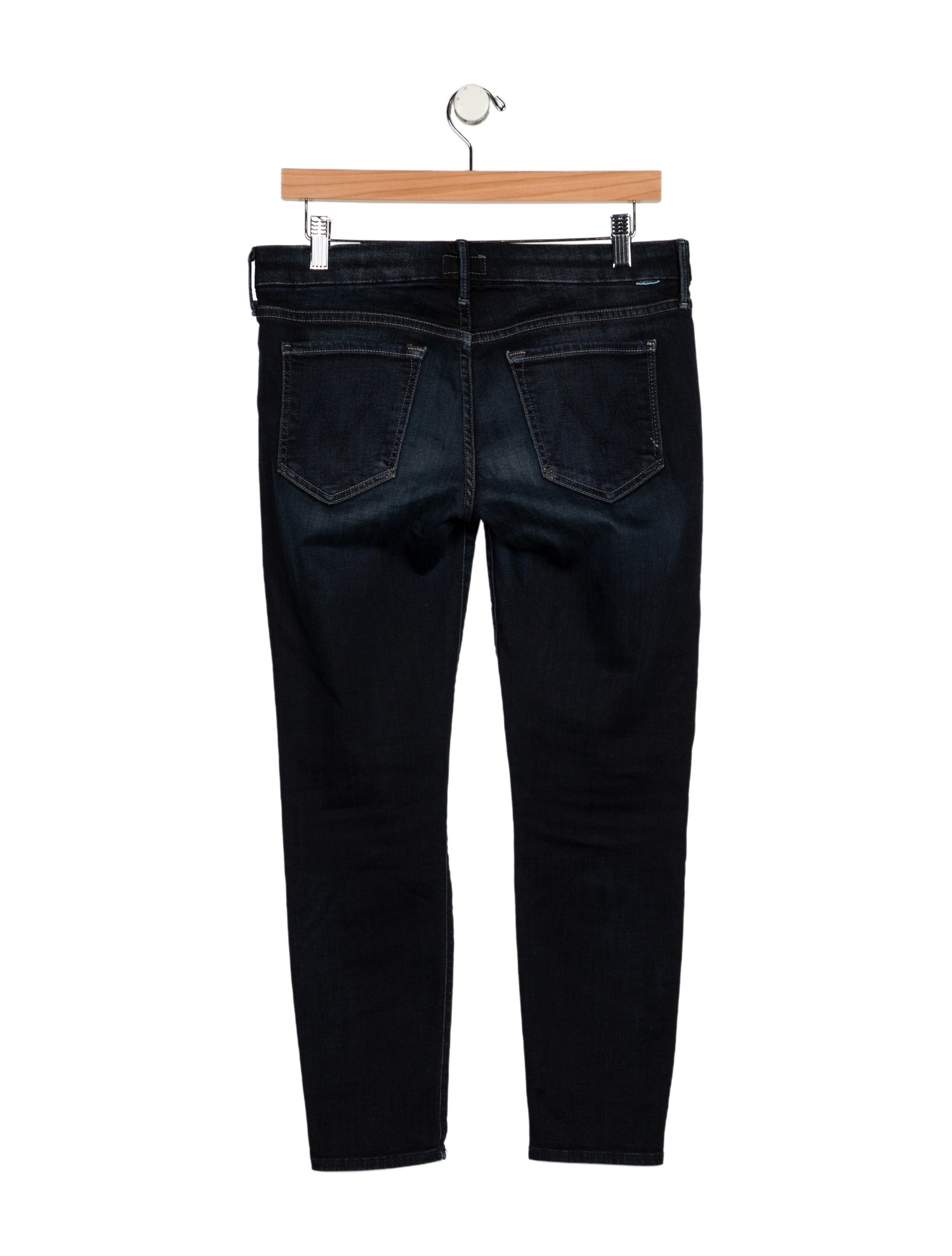 Mother Mid-Rise Skinny Leg Jeans