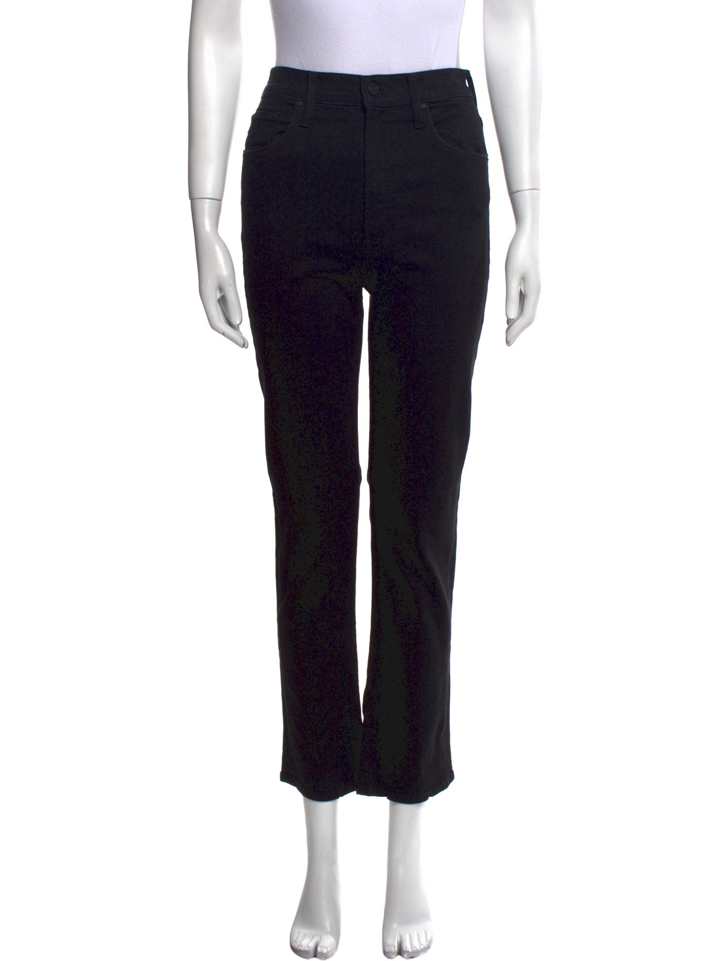 Mother High-Rise Straight Leg Jeans