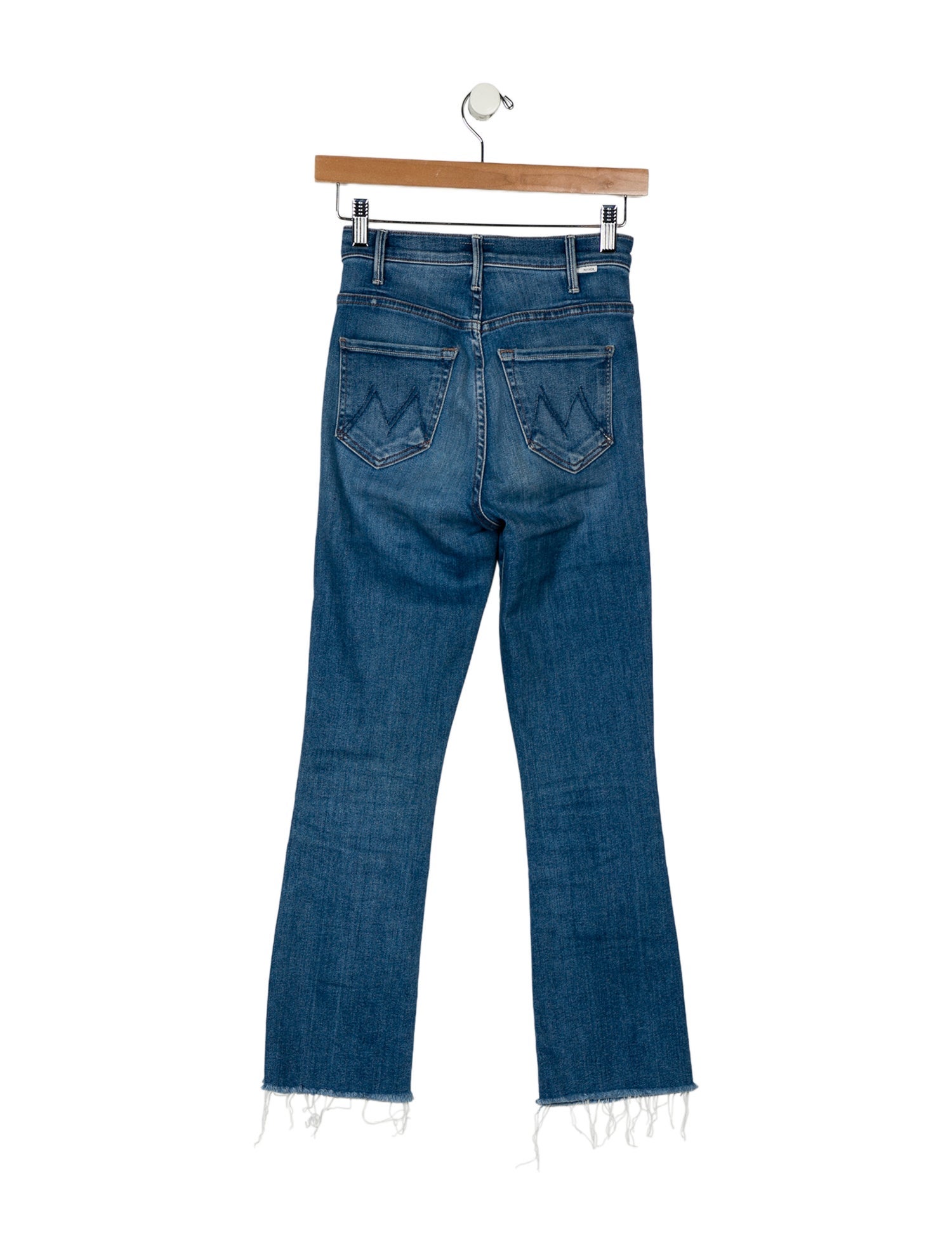 Mother Mid-Rise Straight Leg Jeans