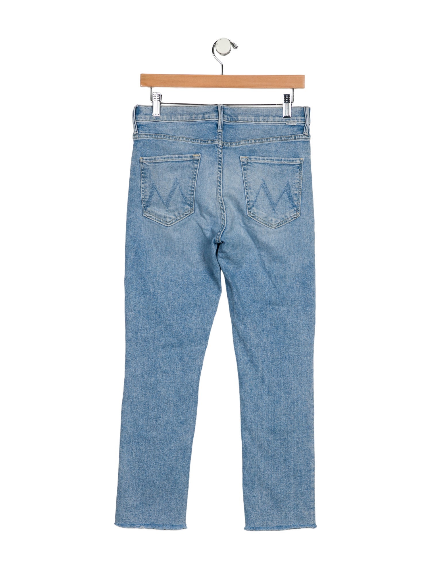 Mother Mid-Rise Straight Leg Jeans