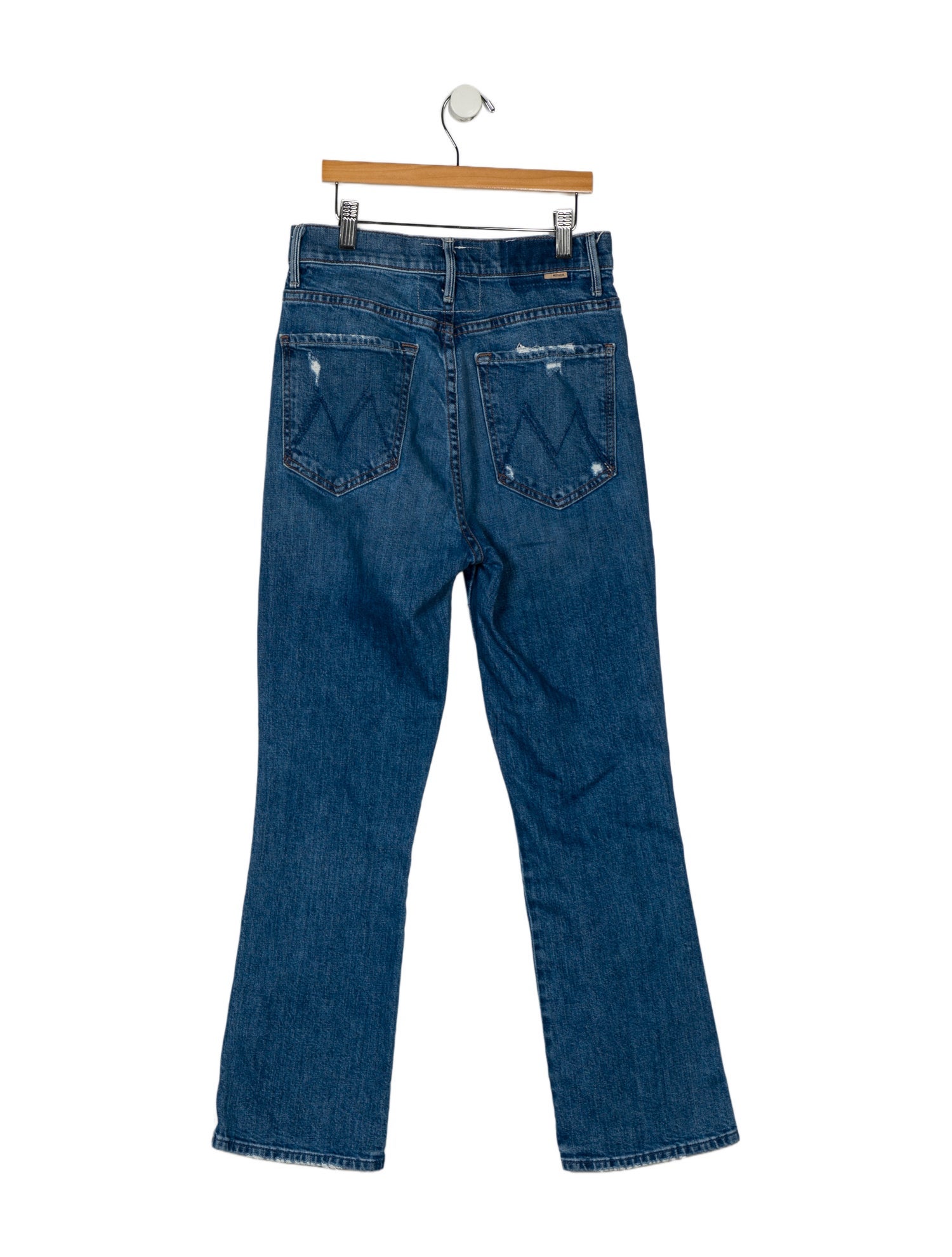 Mother High-Rise Straight Leg Jeans