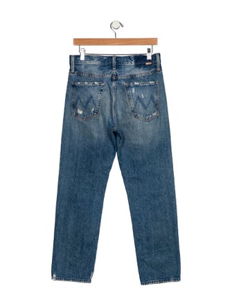 Mother High-Rise Straight Leg Jeans