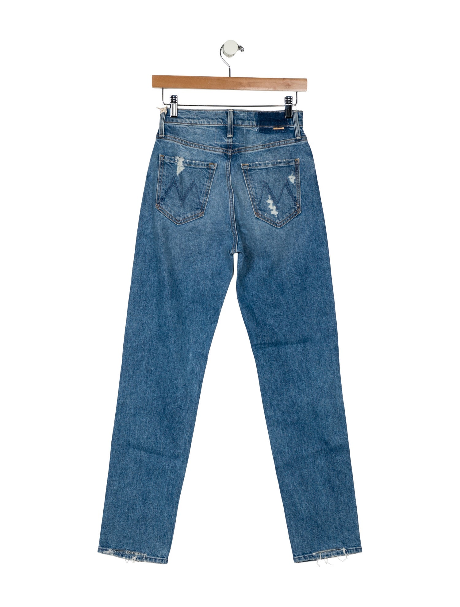 Mother Mid-Rise Straight Leg Jeans w/ Tags