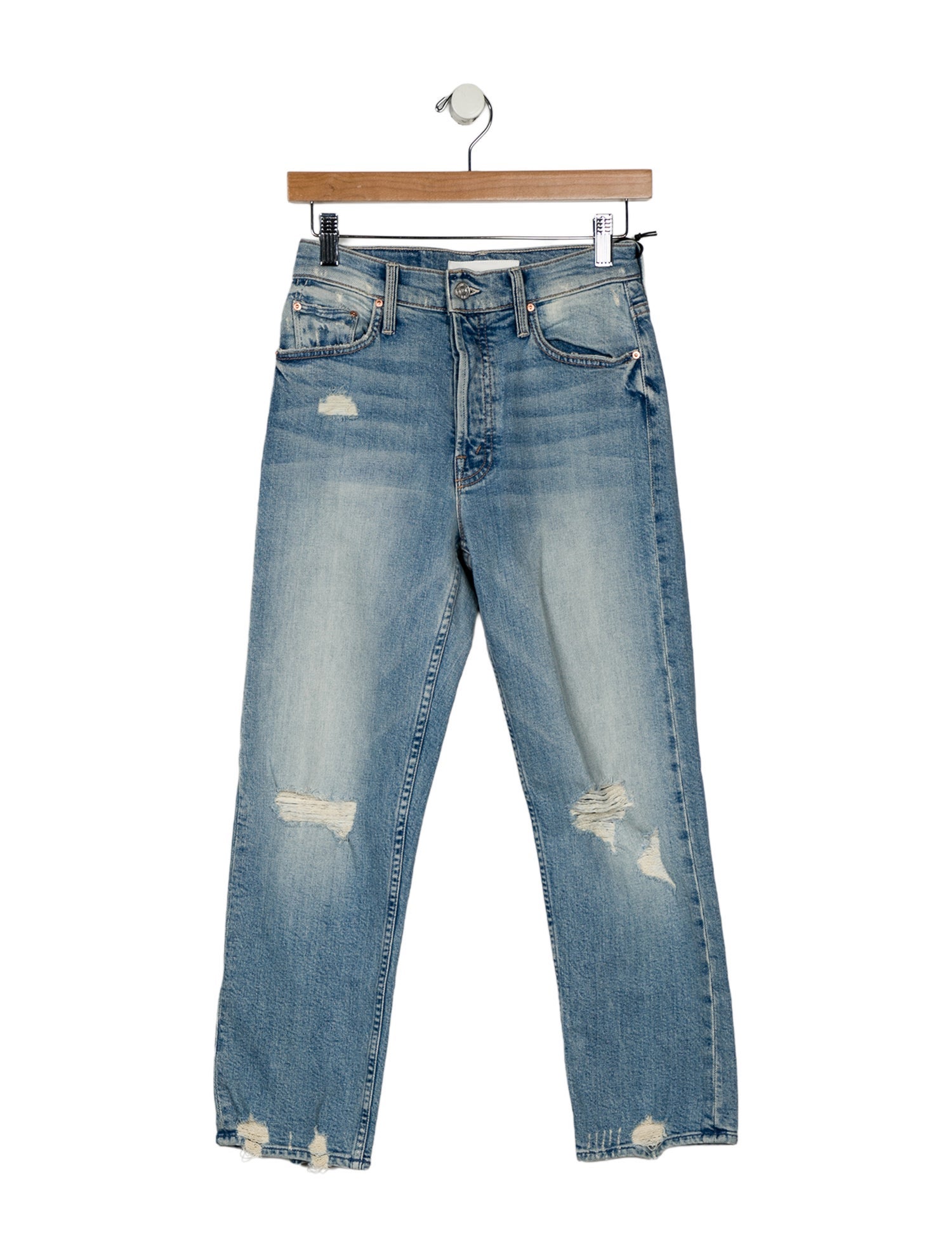 Mother Mid-Rise Straight Leg Jeans w/ Tags