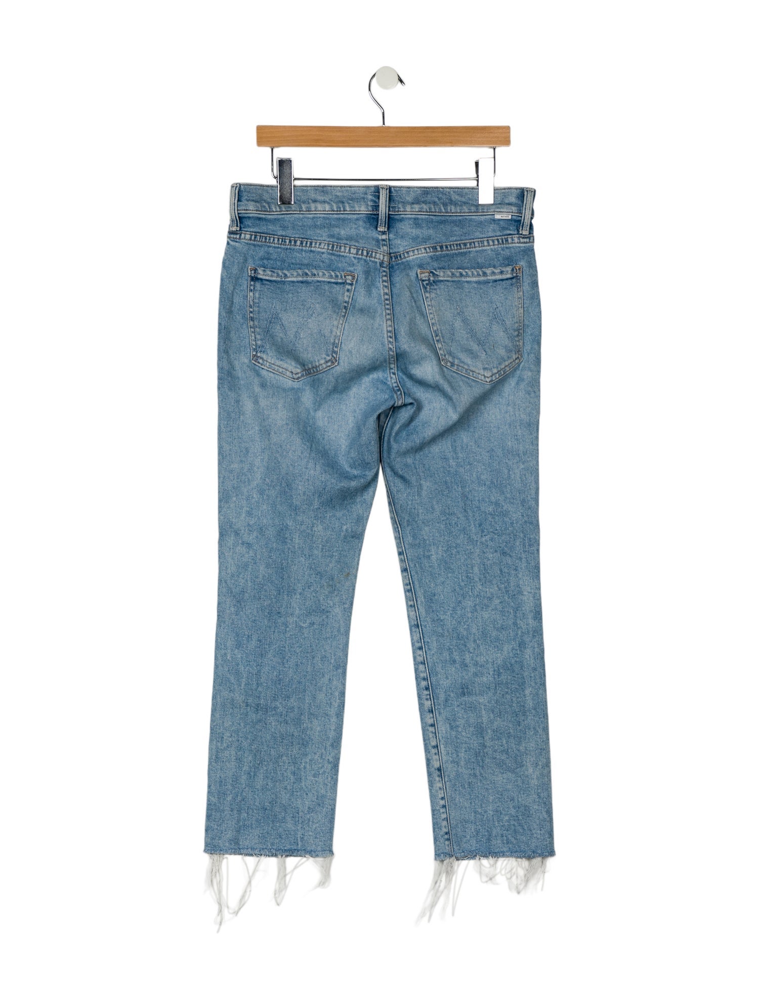 Mother Mid-Rise Straight Leg Jeans