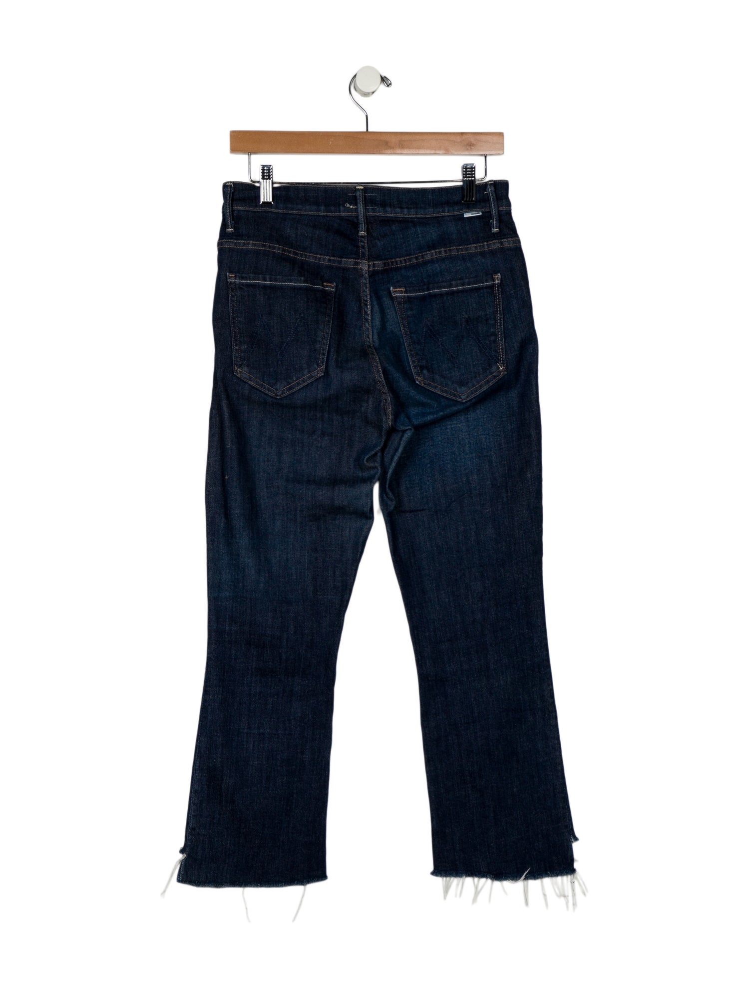 Mother Mid-Rise Straight Leg Jeans