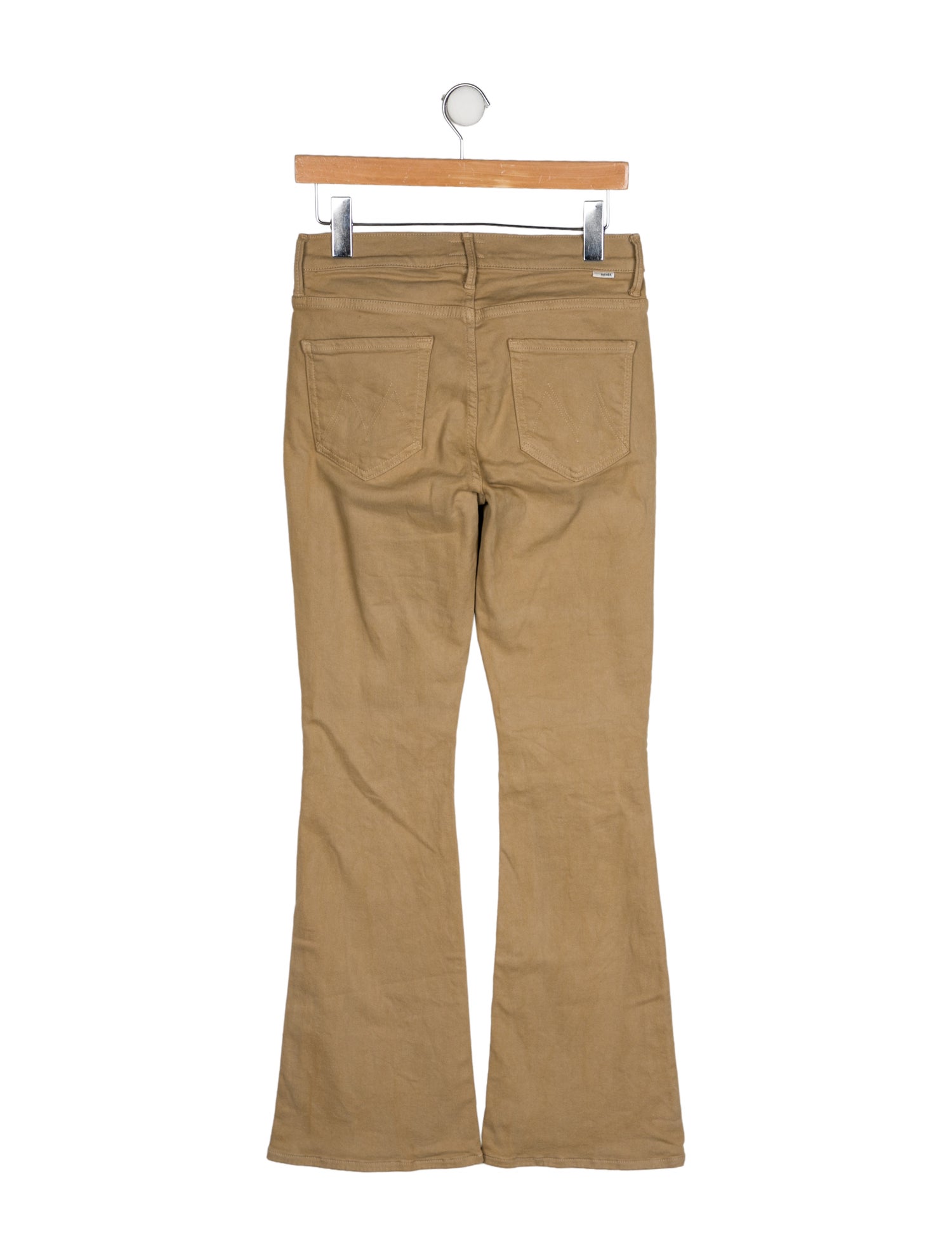 Mother Mid-Rise Wide Leg Jeans