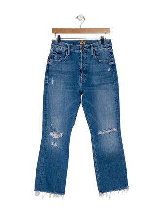 Mother High-Rise Straight Leg Jeans