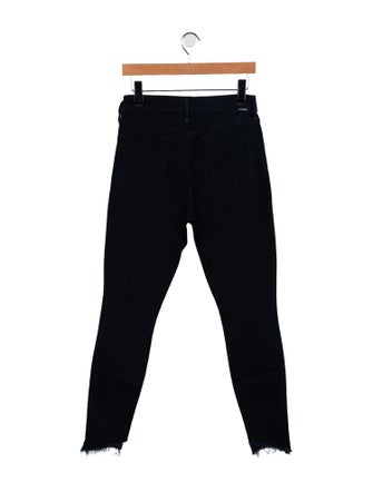 Mother Mid-Rise Skinny Leg Jeans