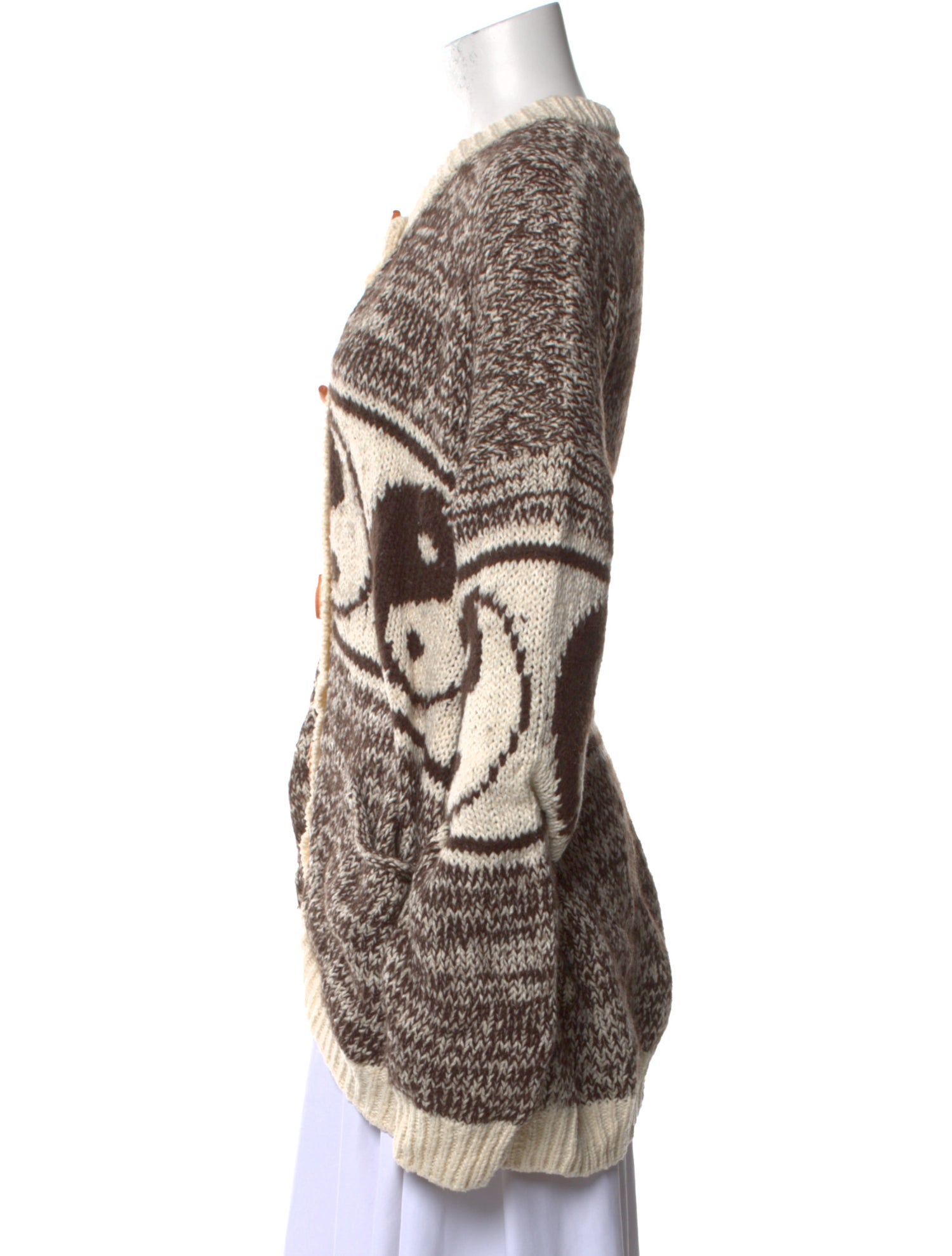 Mother Printed Crew Neck Sweater