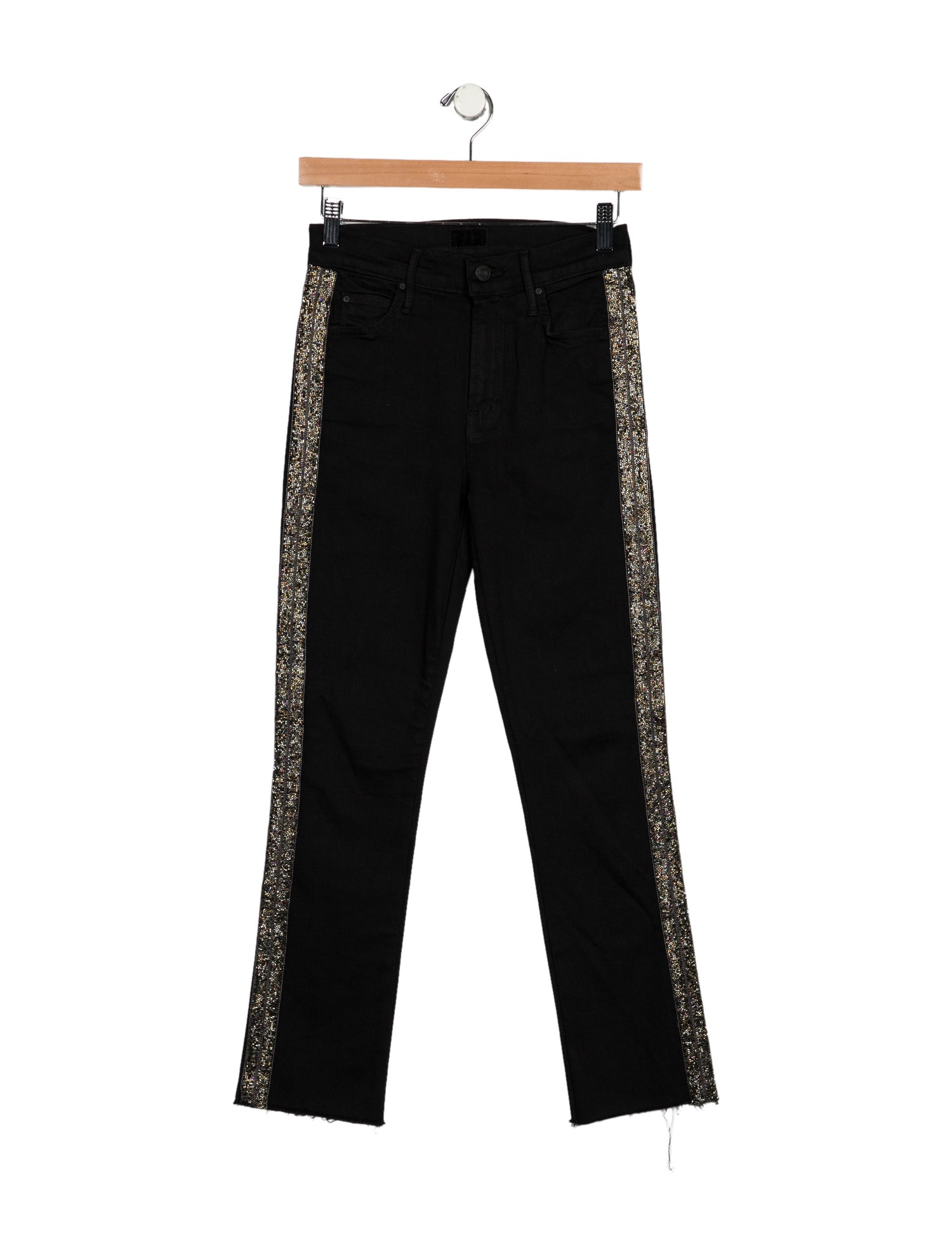 Mother Mid-Rise Straight Leg Jeans