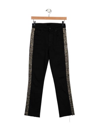 Mother Mid-Rise Straight Leg Jeans