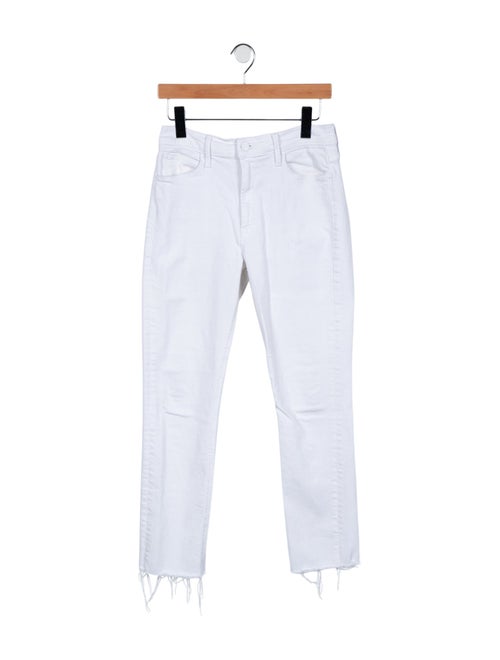 Mother Mid-Rise Straight Leg Jeans
