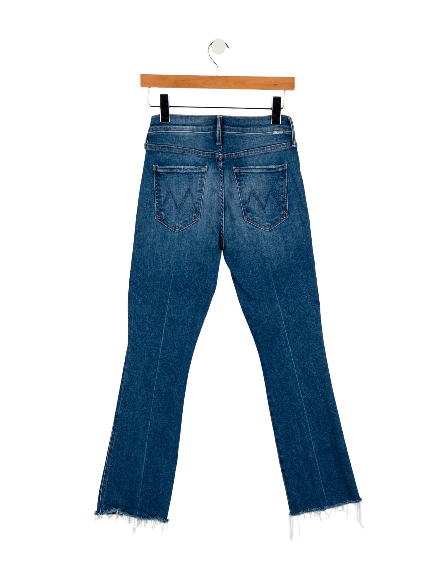 Mother Mid-Rise Straight Leg Jeans