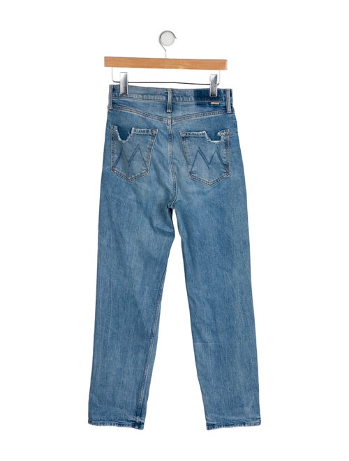 Mother High-Rise Straight Leg Jeans