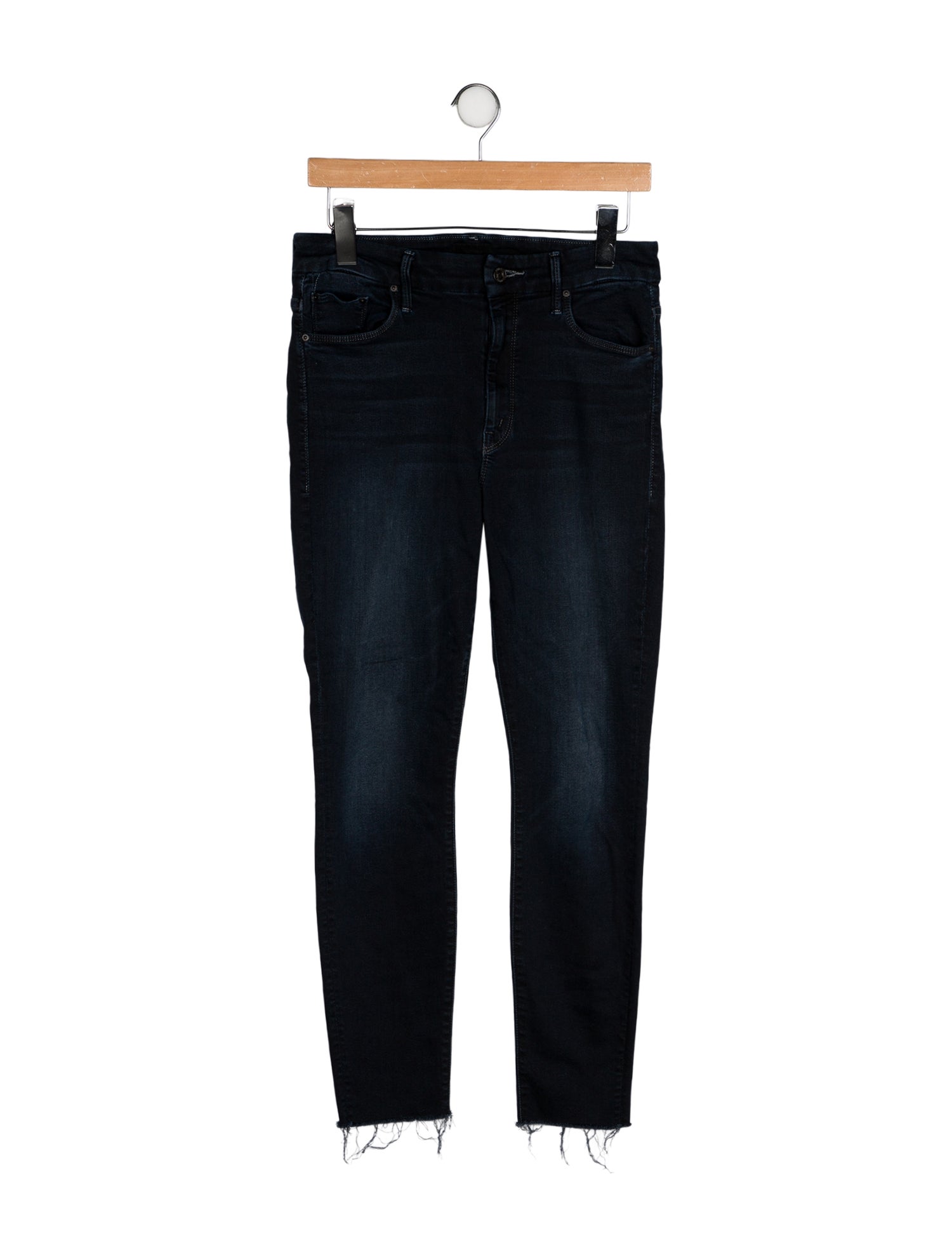 Mother Mid-Rise Skinny Leg Jeans