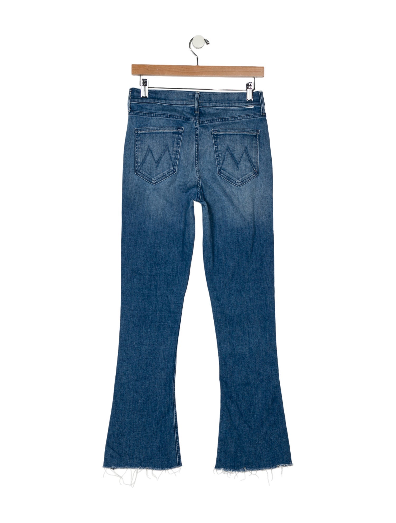 Mother Mid-Rise Straight Leg Jeans