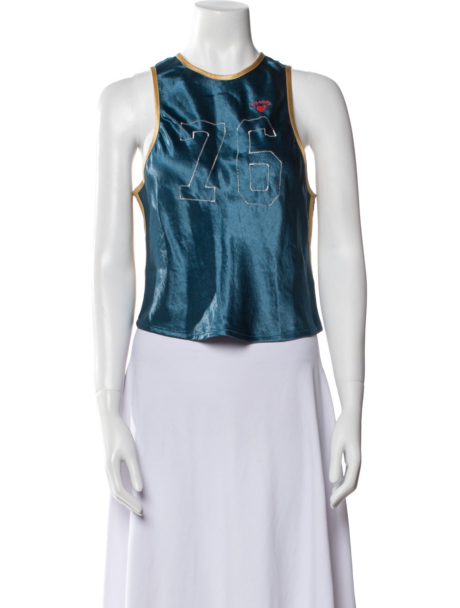 Mother The Athletic Tank Graphic Print Top