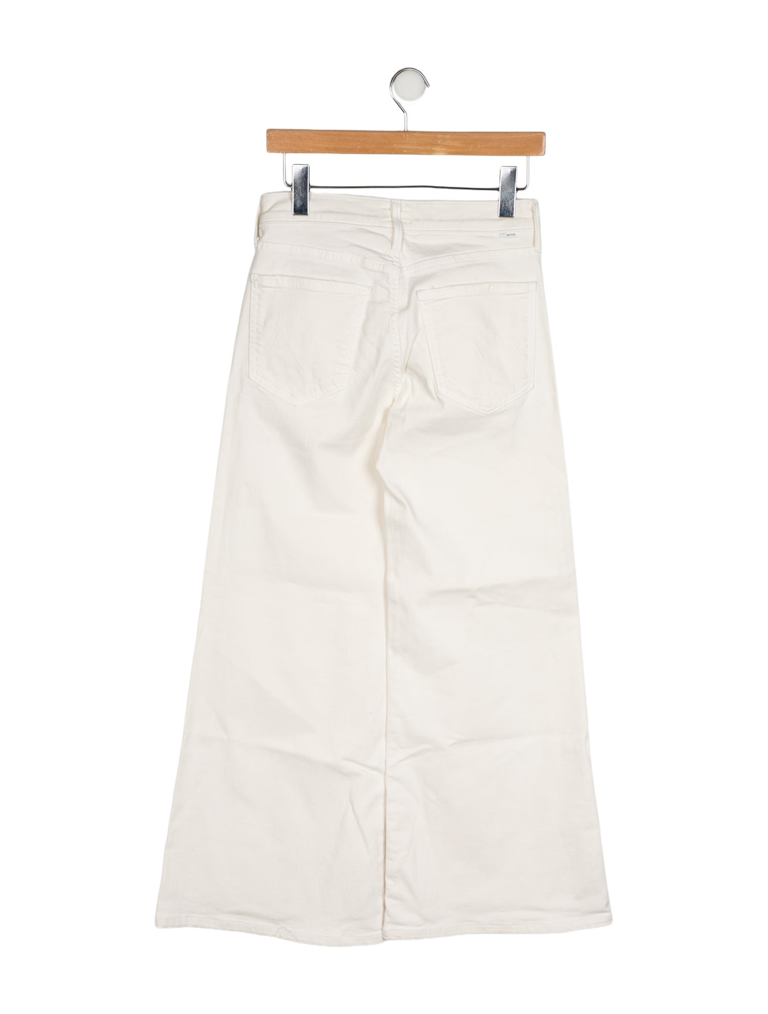 Mother Mid-Rise Wide Leg Jeans