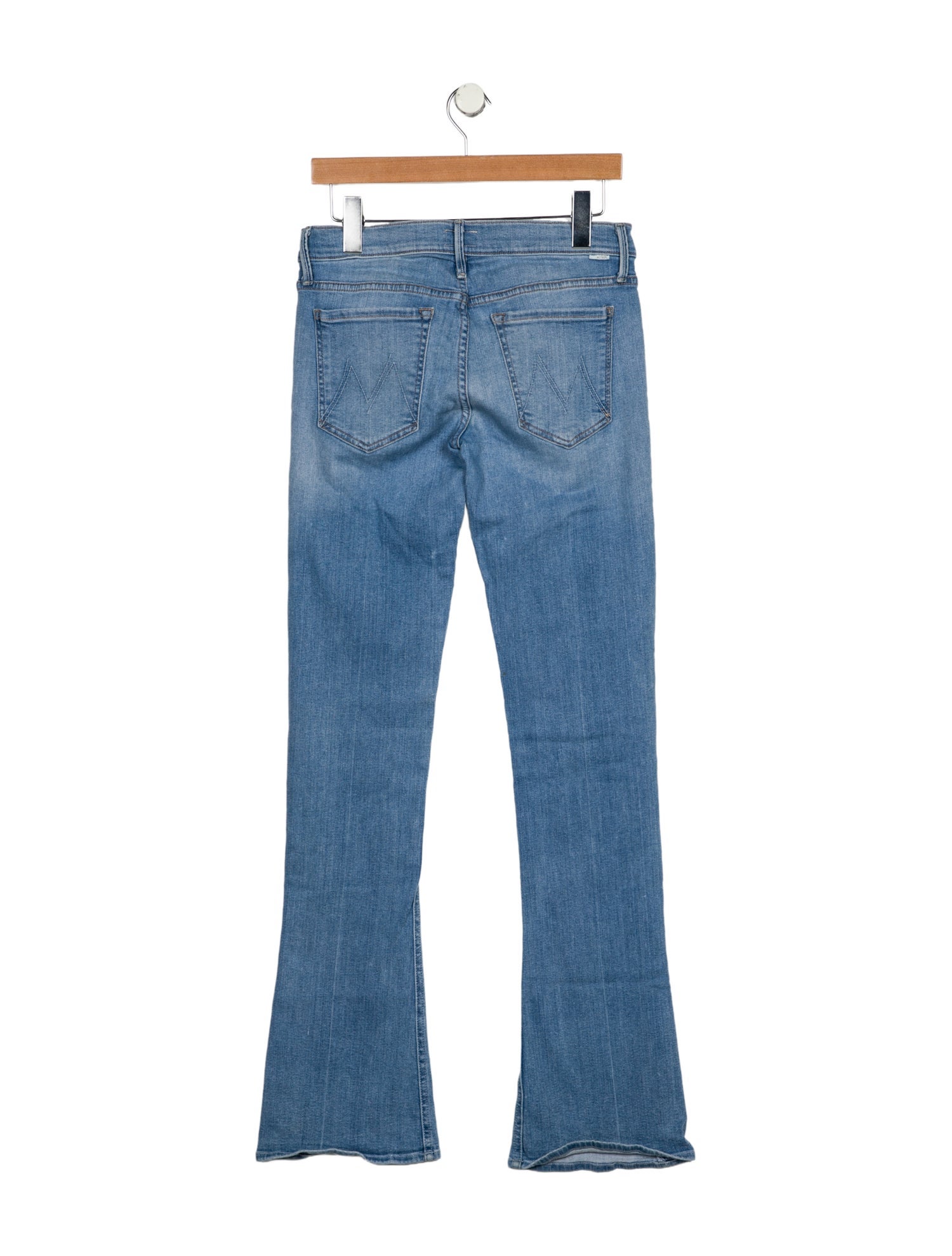 Mother Mid-Rise Wide Leg Jeans