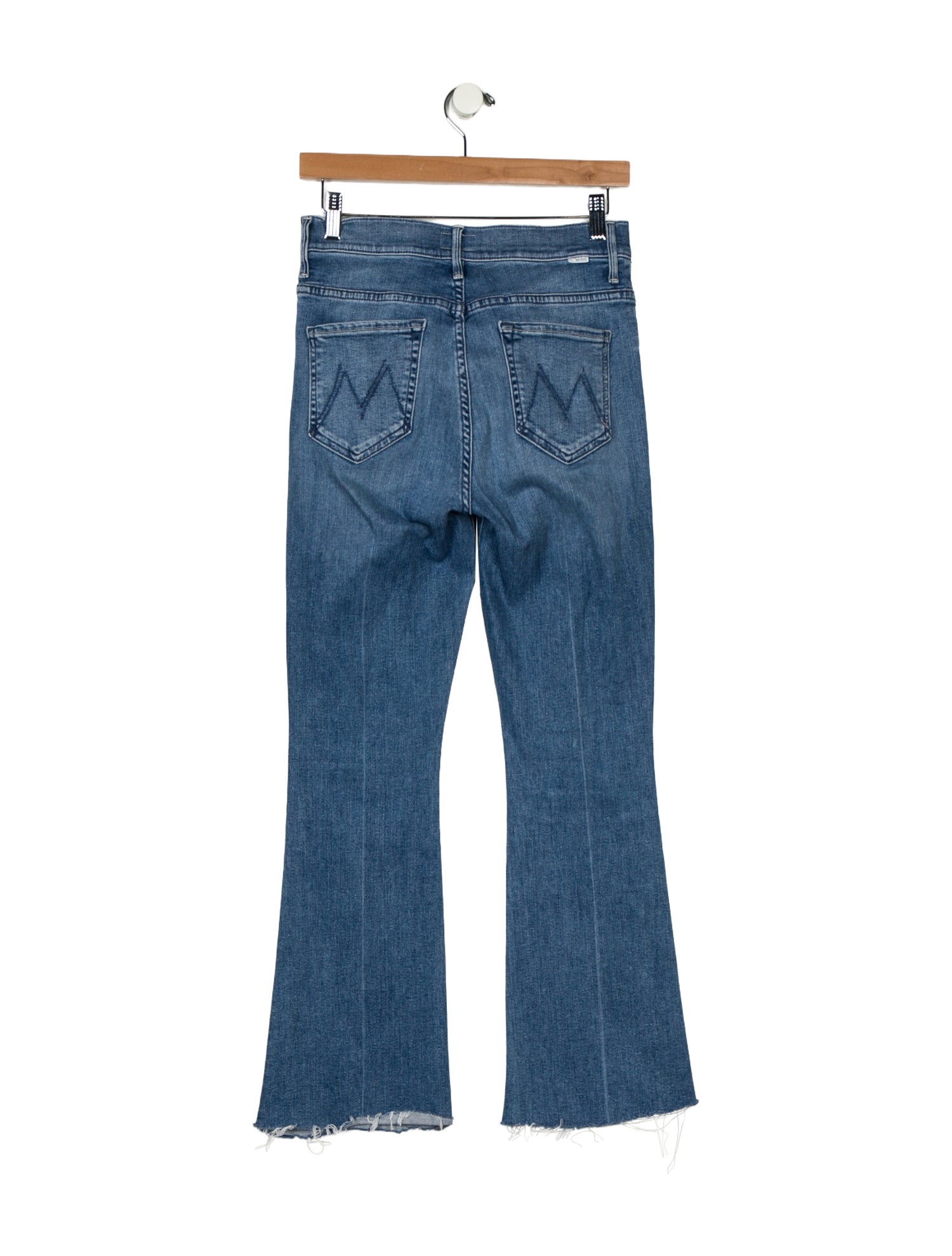 Mother Mid-Rise Wide Leg Jeans