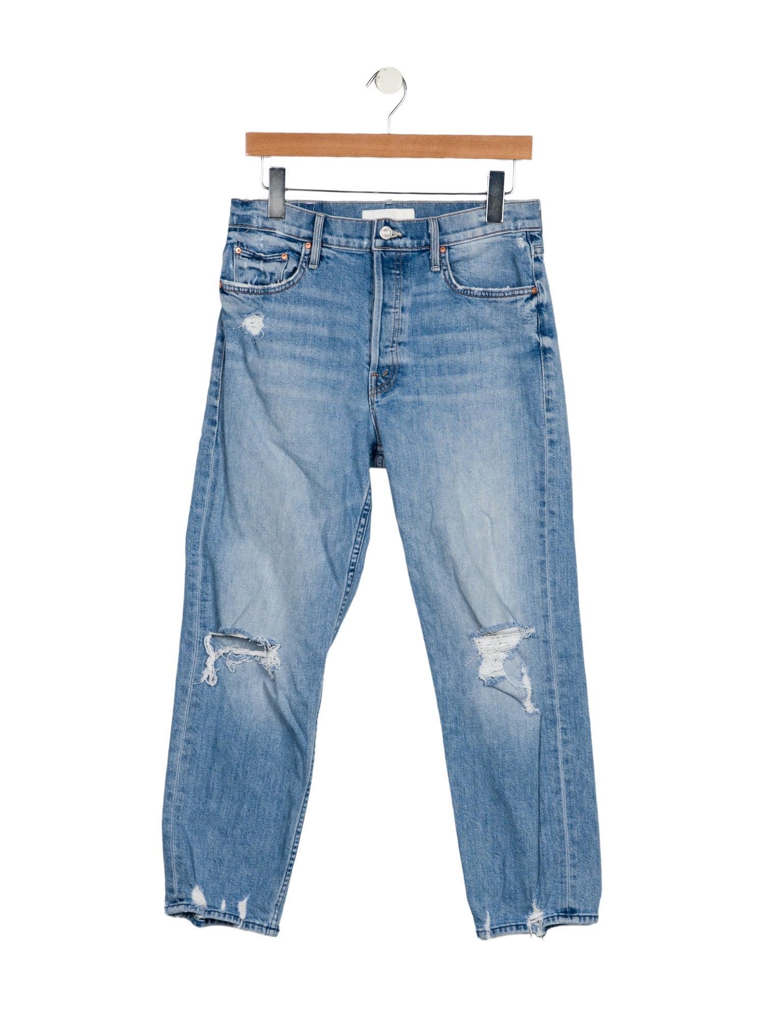 Mother High-Rise Wide Leg Jeans